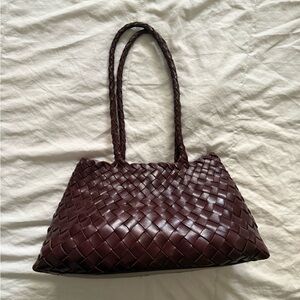 Faye Creations Woven Leather Bag